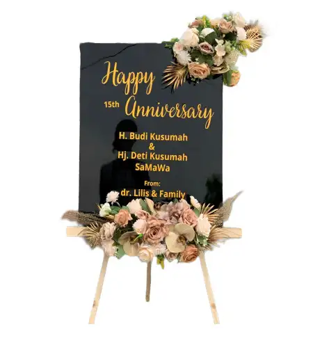 Papan Bunga Akrilik Long Bagun