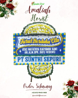 Papan Bunga Duka di Long Bagun