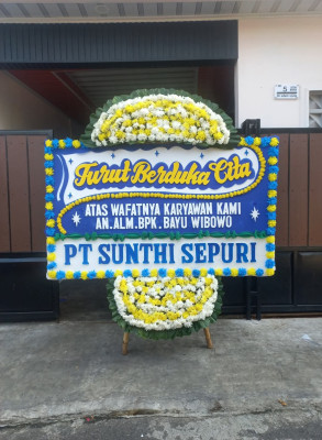 Papan Bunga Duka di Long Bagun