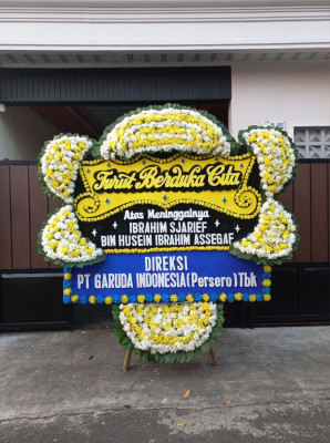 Papan Bunga Duka di Long Bagun